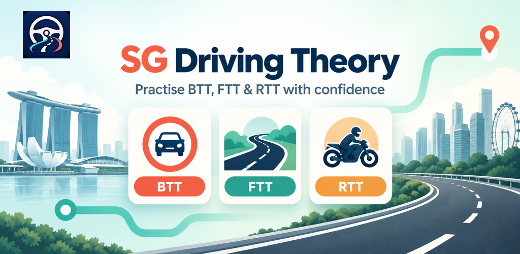 SG Driving Theory app project banner